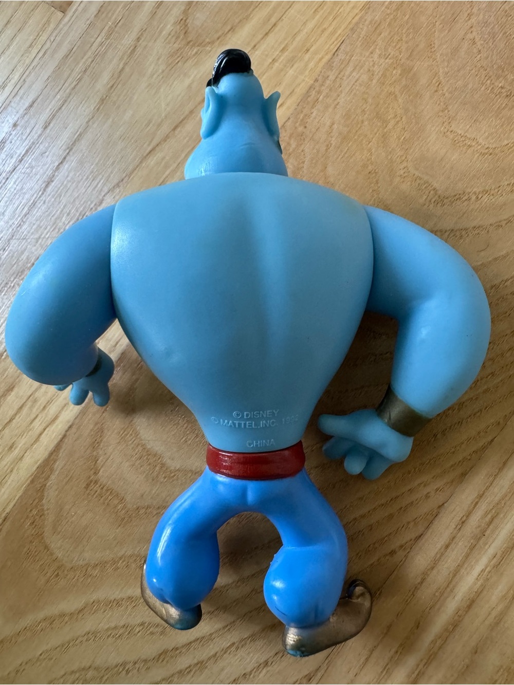 Vintage 1992 Disney Aladdin Figure Lot Genie Aladdin Rajah Abu Mattel - Picture 3 of 15